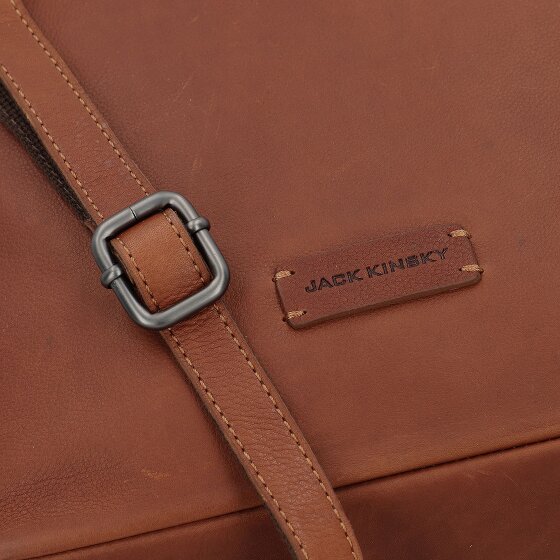 Jack Kinsky Montreal Umhängetasche Leder 26 cm