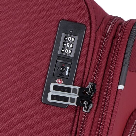 d&n Travel Line 9504 4 Rollen Trolley L 76 cm mit Dehnfalte