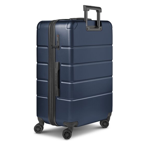 Police Dublin 4 Rollen Trolley L 75 cm mit Dehnfalte