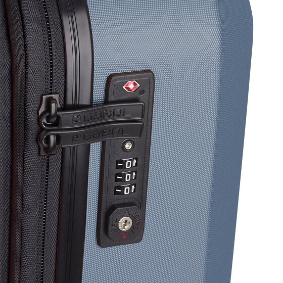 Gabol Montreal 4 Rollen Kofferset 3-teilig mit Dehnfalte