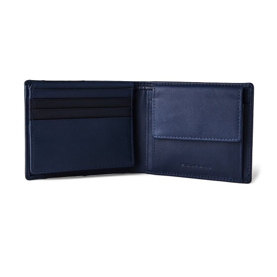 Piquadro Finn Geldbörse RFID Schutz Leder 11 cm