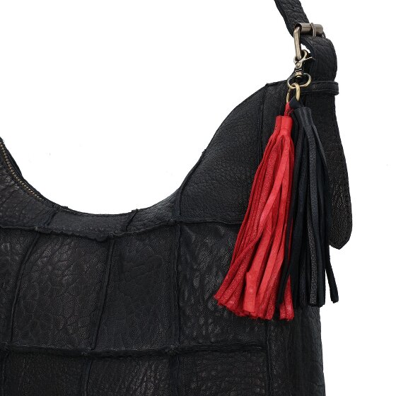 Taschendieb Wien Malvengasse Schultertasche Leder 31 cm