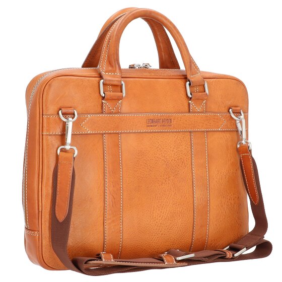 Leonhard Heyden Bergamo Aktentasche Leder 38 cm Laptopfach