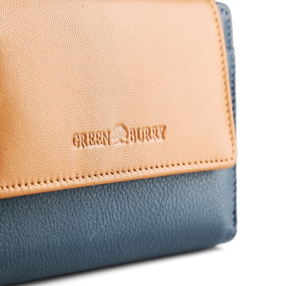Greenburry Nappa Geldbörse RFID Schutz Leder 14 cm