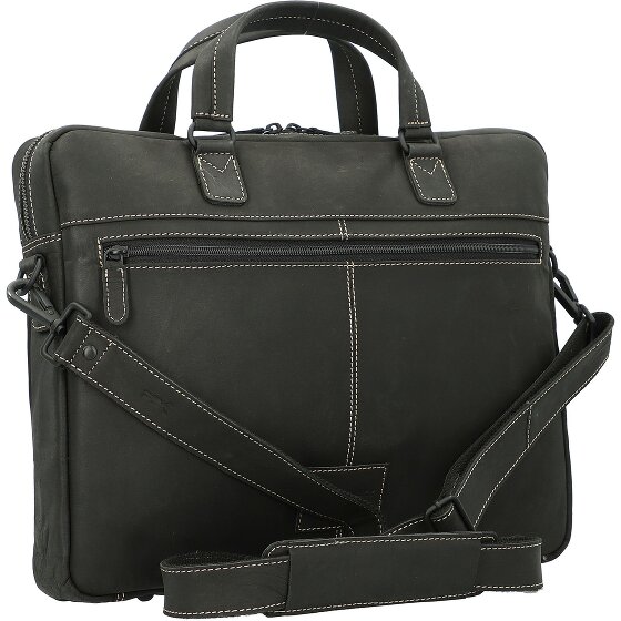Jack Kinsky Baltimore 8 Aktentasche Leder 40 cm Laptopfach