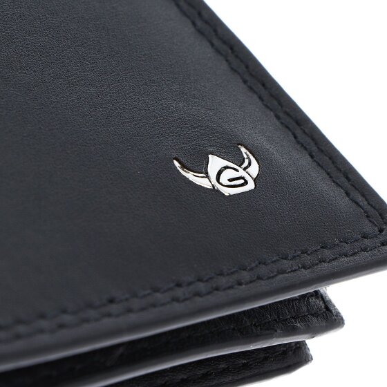 Golden Head Polo Geldbörse RFID Schutz Leder 11 cm Geldscheinklammer