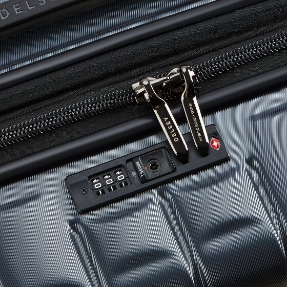 Delsey Paris Longitude 4 Rollen Trolley 69 cm mit Dehnfalte