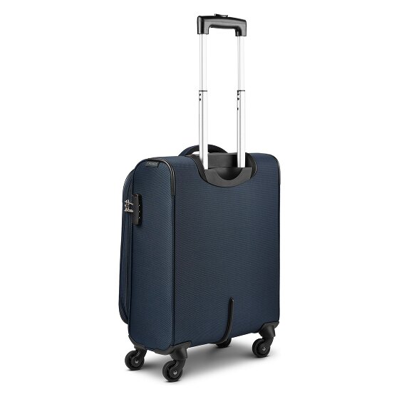 Wenger Beaumont 4 Rollen Kabinentrolley S 54 cm mit Dehnfalte