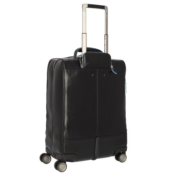 Piquadro Blue Square 4-Rollen Kabinentrolley Leder 55 cm Laptopfach