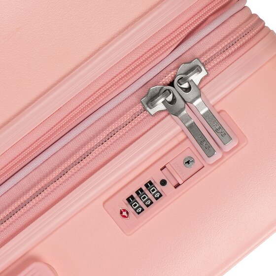 Heys Pastel 4 Rollen Kabinentrolley S 53 cm mit Dehnfalte
