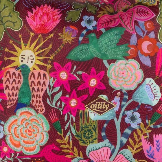 Oilily Schokland Treasues Honey Honey Schultertasche 29 cm