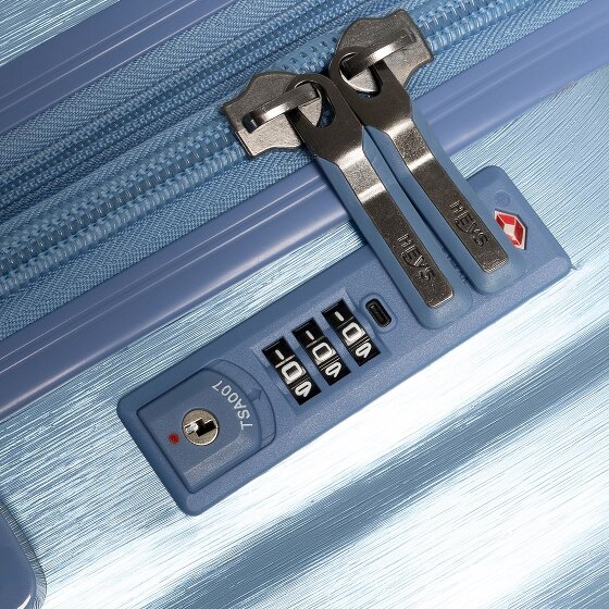 Heys Alumix 4 Rollen Kabinentrolley S 55 cm mit Dehnfalte