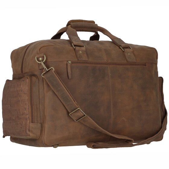 Greenland Nature Nature Weekender Reisetasche Leder 50 cm Laptopfach