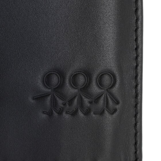 oxmox Leather Geldbörse RFID Schutz Leder 12.5 cm