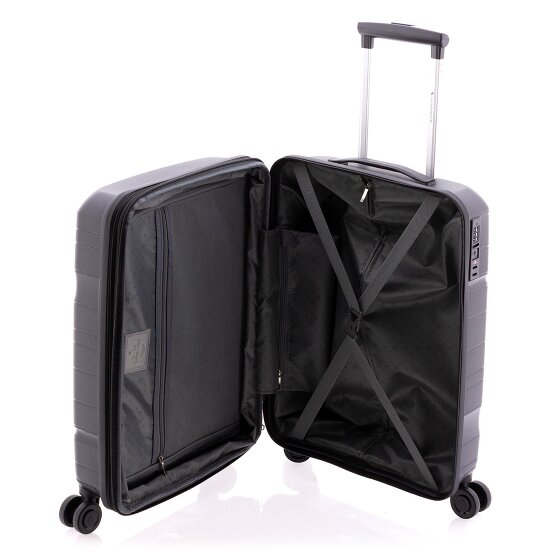 Gladiator 3800 4 Rollen Kabinentrolley 55 cm mit Dehnfalte