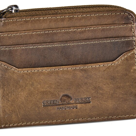Greenburry Newport Kreditkartenetui RFID Schutz Leder 10.5 cm