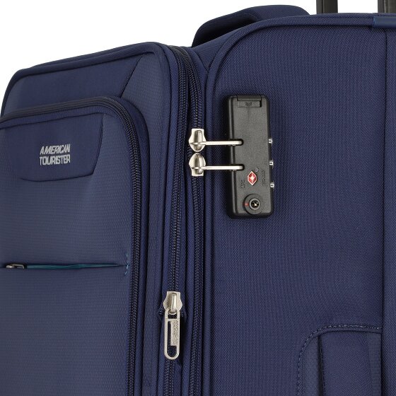 American Tourister Street Roll 4 Rollen Kofferset 3-teilig mit Dehnfalte