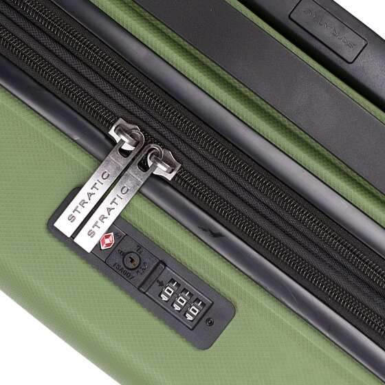 Stratic Bright+ 4 Rollen Kabinentrolley S 55 cm mit Dehnfalte