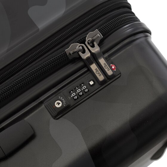 Heys Black Camo 4 Rollen Trolley M 66 cm mit Dehnfalte