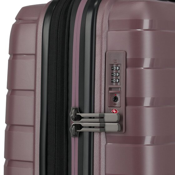 Travelite Air Base 4 Rollen Kabinentrolley 55 cm mit Dehnfalte