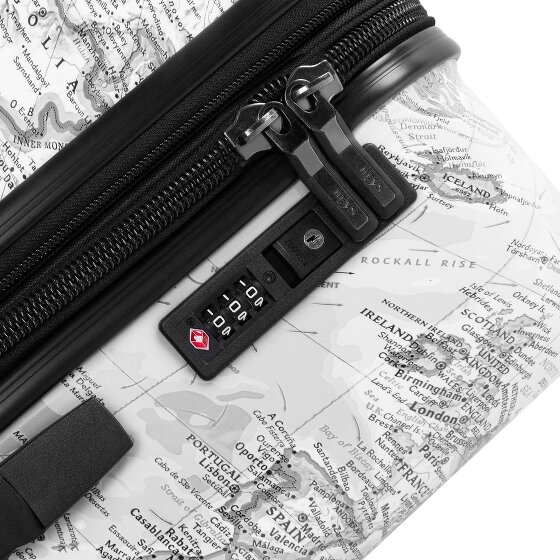 Heys Black Camo 4 Rollen Kofferset 3-teilig mit Dehnfalte