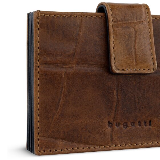 bugatti Nevio Kreditkartenetui RFID Schutz Leder 11 cm