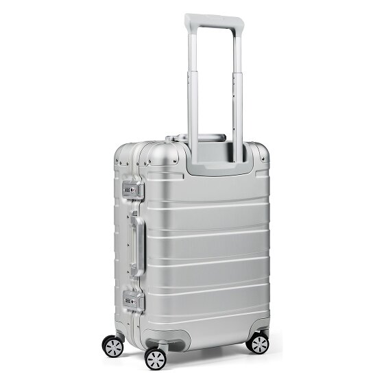 Redolz Pro Aluminium 4 Rollen Kabinentrolley S 55 cm