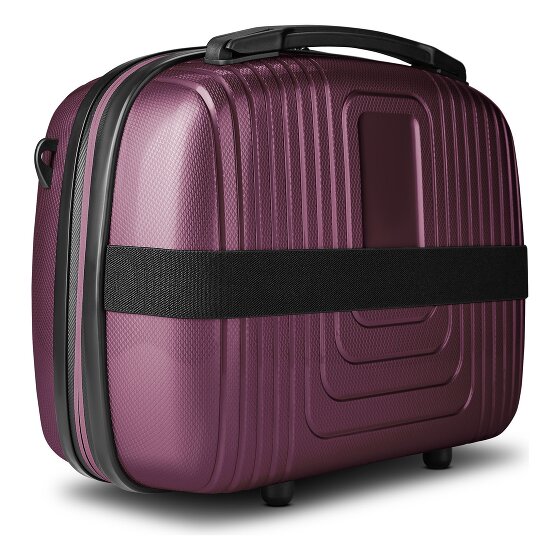 Redolz Essentials 14 4-Rollen Kofferset + Beautycase 4 tlg. mit Dehnfalte