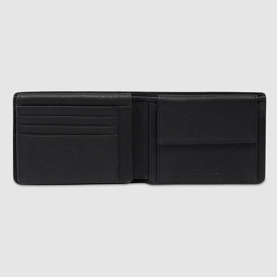 Piquadro Cronus Geldbörse RFID Schutz Leder 12.5 cm