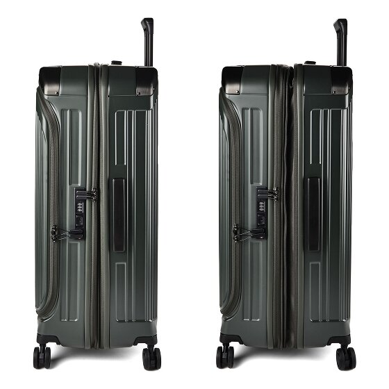 Piquadro PQ-Light 4 Rollen Trolley 78 cm mit Dehnfalte