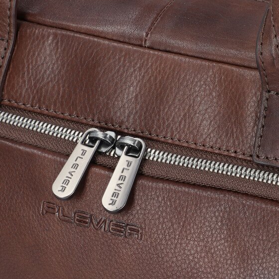 Plevier Vintage Bill Aktentasche Leder 40 cm Laptopfach