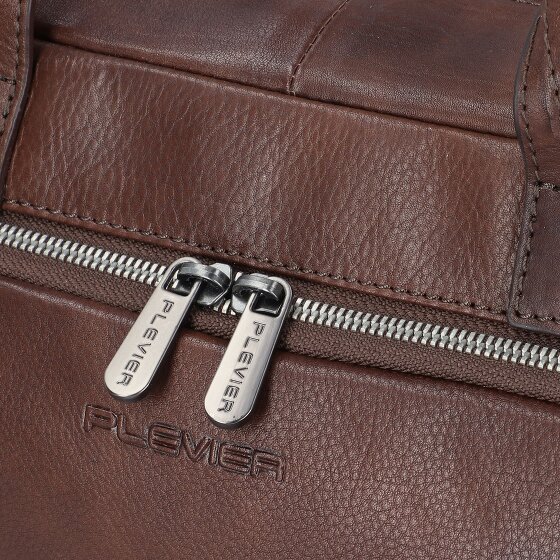 Plevier Vintage Bill Aktentasche Leder 40 cm Laptopfach