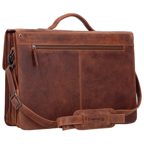 Greenland Nature Montana Aktentasche Leder 40 cm