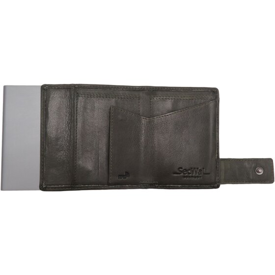 SecWal SecWal 2 Kreditkartenetui Geldbörse RFID Leder 9 cm