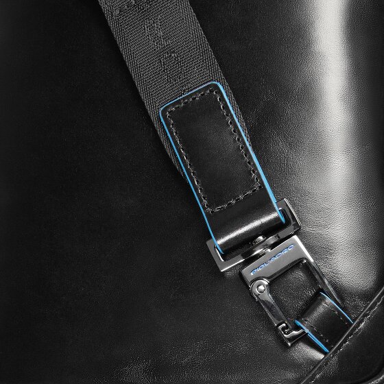 Piquadro Blue Square Mini Bag Umhängetasche Leder 17 cm