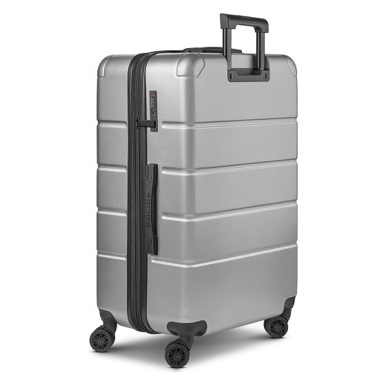 Police Dublin 4 Rollen Trolley L 75 cm mit Dehnfalte