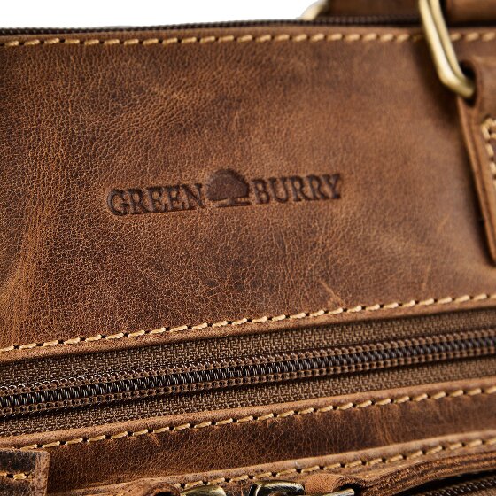 Greenburry Vintage Handtasche Leder 34 cm