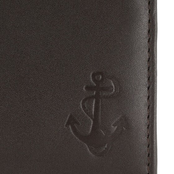 oxmox Leather Geldbörse RFID Schutz Leder 12 cm
