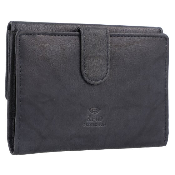 Greenburry Basic Geldbörse RFID Leder 13 cm