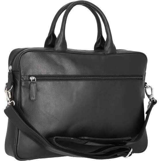Dermata Aktentasche Leder 39 cm Laptopfach