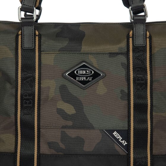 Bric's Replay Camouflage Shopper Tasche 26 cm