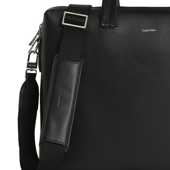 Calvin Klein CK Premium Aktentasche Leder 40.5 cm Laptopfach