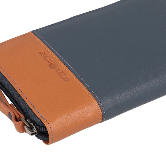 Greenburry Nappa Geldbörse RFID Schutz Leder 19.5 cm