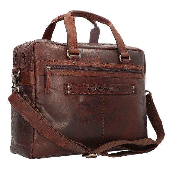 Spikes & Sparrow Aktentasche Leder 41 cm Laptopfach