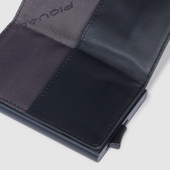 Piquadro PQ-Earth Kreditkartenetui RFID Schutz Leder 6.5 cm