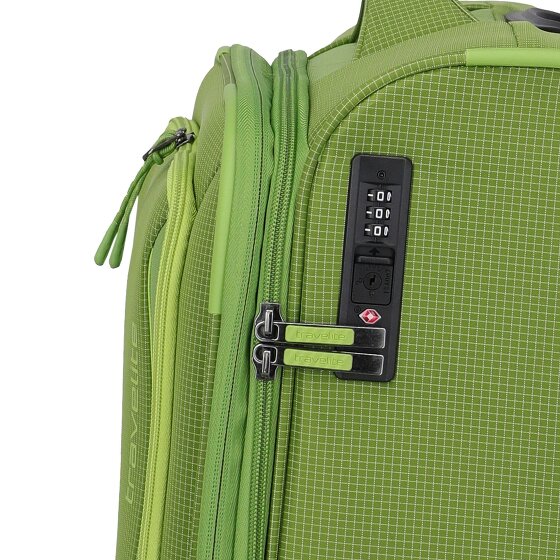 Travelite Corsiica 4 Rollen Kabinentrolley S 55 cm mit Dehnfalte
