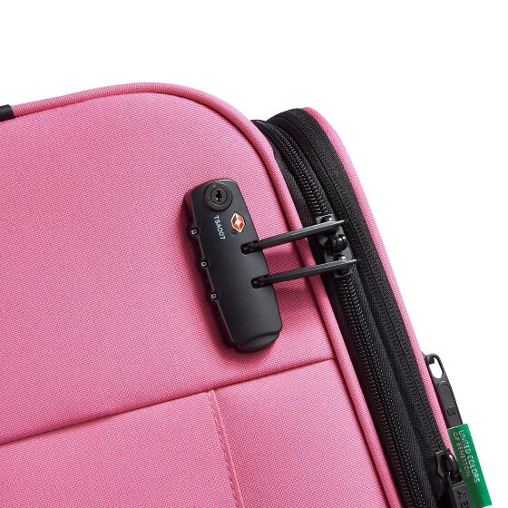 Delsey Paris x United Colors of Benetton BE 4-Rollen Kabinentrolley 55 cm mit Dehnfalte