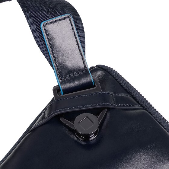 Piquadro Blue Square Umhängetasche Leder 30 cm
