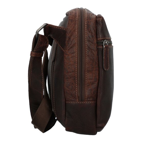 Jack Kinsky Porto Umhängetasche Leder 33 cm