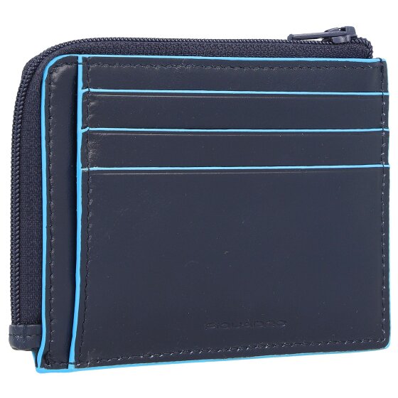 Piquadro Blue Square Kreditkartenetui RFID Schutz Leder 11 cm